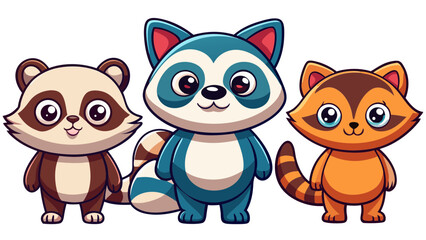 
animal, fox, cartoon, skunk, vector, dog, illustration, cat, love, set, baby, teddy, toy, fun, art, cute, pet, brown, heart, funny, character, adorable, kid, valentine, animals, childhood, farm, land