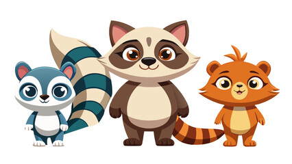
animal, fox, cartoon, skunk, vector, dog, illustration, cat, love, set, baby, teddy, toy, fun, art, cute, pet, brown, heart, funny, character, adorable, kid, valentine, animals, childhood, farm, land
