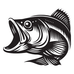 Fish Vector Illustration | Fishing Logo Design