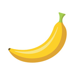 Fresh banana vector , detailed banana illustration, hand drawn banana vector.
A banana  on white background.