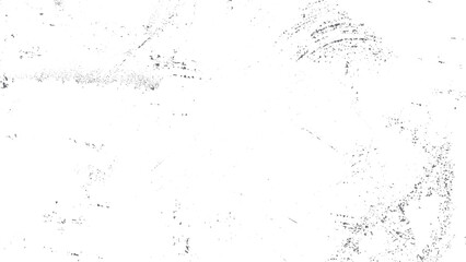 Dust grain and dirt overlay texture isolated on white background. Abstract irregular graphic grunge pattern for creative vector designs. 