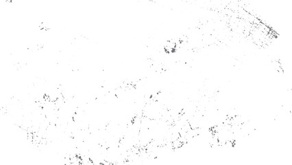 Dust grain and dirt overlay texture isolated on white background. Abstract irregular graphic grunge pattern for creative vector designs. 