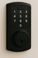 Fototapeta premium Concept Design of Electronic Keypad Lock on Door