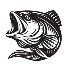 Fish Vector Illustration | Fishing Logo Design