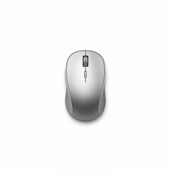 Wireless laptop mouse isolated on pure white background