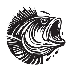 Fish Vector Illustration | Fishing Logo Design