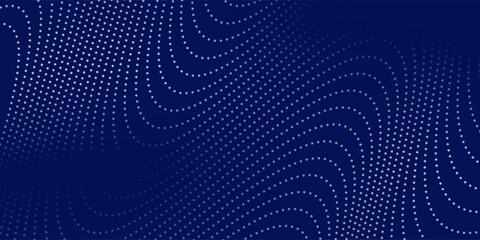 Blue background abstract with line waves and gradient variation. textured dot light modern simple art good