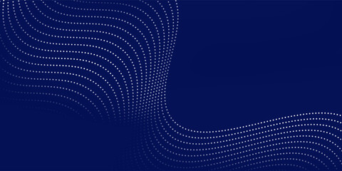 Blue background abstract with line waves and gradient variation. textured dot light