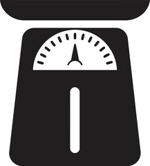 Scale icon vector on a white background Isolated on White Background