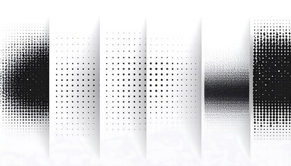 Abstract halftone patterns