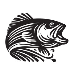 Fish Vector Illustration | Fishing Logo Design