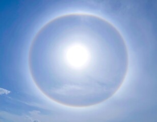 A vibrant halo encircles the sun (1)
