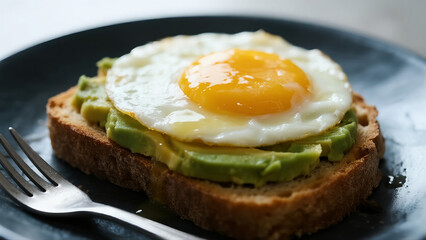 fried egg with toast 4577800