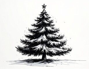 christmas tree vector