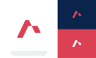 Initials A logo design. Initial Letter Logo.	