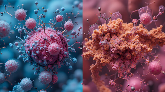 Estrogen and testosteron vector chemical formulas. Male and female steroid hormones. Chemical molecular model.