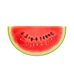 Juicy Slice of Watermelon with Black Seeds on a Black Background fruit summer