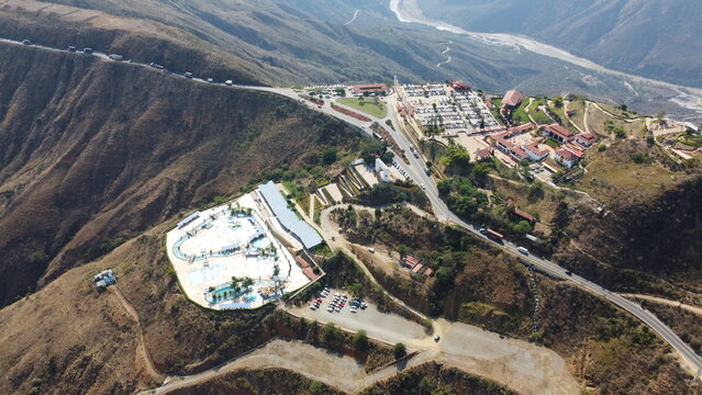 Parque Nacional Del Chicamocha Drone View, Santander Colombia
