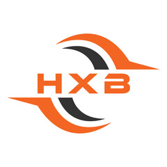 HXB letter design. HXB letter technology logo design. HXB Monogram logo design for an entrepreneur and business