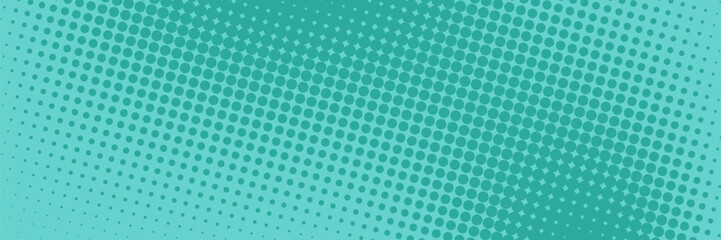 Dots halftone green color pattern gradient texture background. vector ilustration