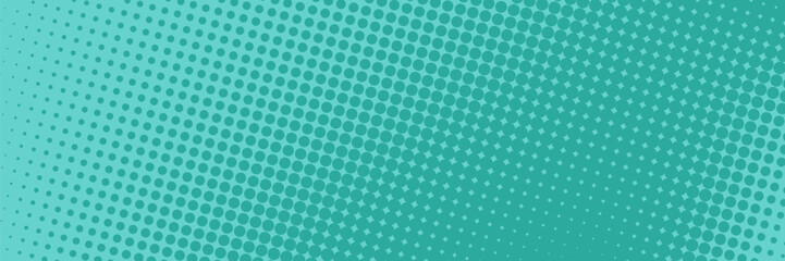 Dots halftone green color pattern gradient texture background. vector ilustration