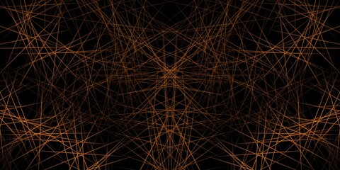 Dark blue background. Modern line stripes curve abstract presentation background. Luxury paper cut background. Abstract decoration, golden pattern,