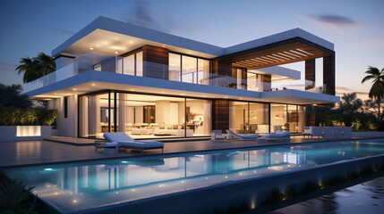 Poolside Modern Luxury Villa

