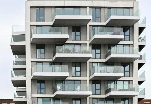 Luxury apartments in Silvertown, Newham, London, United Kingdom, 15 February 2025