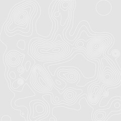 Courbes de niveaux et lignes de topographie pour décoration design