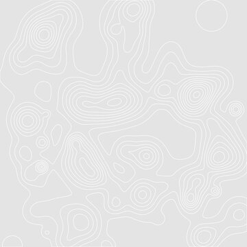 Courbes de niveaux et lignes de topographie pour d&eacute;coration design