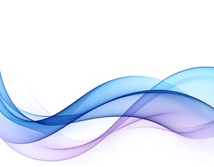 Obraz premium Abstract blue and purple wavy background