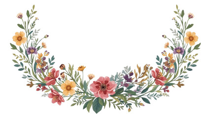 wreath from flowers