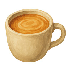 PNG Warm, inviting coffee cup illustration.