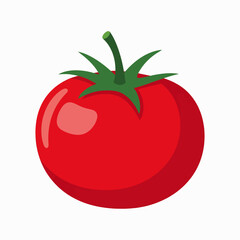 Bright Red Tomato Fresh Organic Healthy Fruit Vegetable Natural Delicious Ripe Food Ingredient Cooking Healthy Eating Plant Grown Garden Harvest