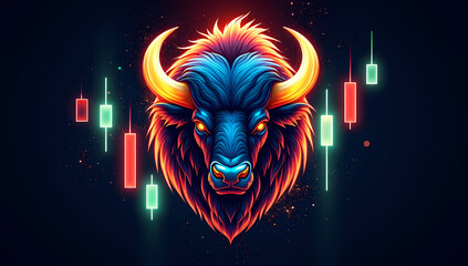 Bullish Trading Market Financial Stock Growth Strategy