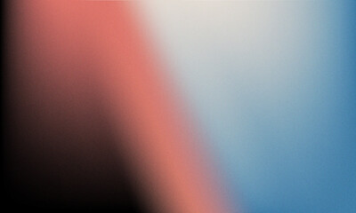 Abstract gradient background displaying blended colors of red blue and white with subtle textured noise