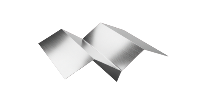 Shiny Metal Taco Holder with Zigzag Design for Serving Tacos.