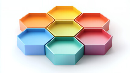Colorful Hexagon Design