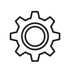 gear icon vector illustration