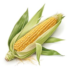 Healthy food clean eating selection: fruit, vegetable, seeds, superfood, cereal, leaf vegetable on white background