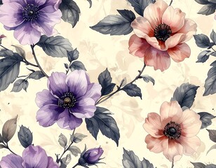 Floral seamless pattern (1)