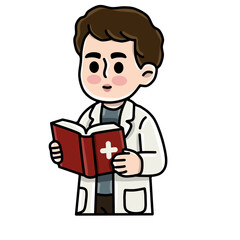 Doctor with book 