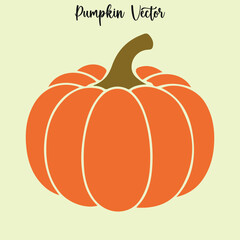 pumpkin vector illustration on a white background