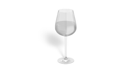 Glassware Mockup – Realistic Wine Glass, Drinking Glass or Cocktail Glass Template for Branding and Product Presentation