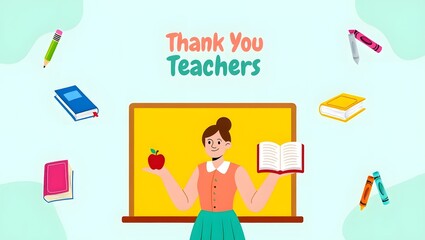 Thank You Teachers’ Day Celebration Banner