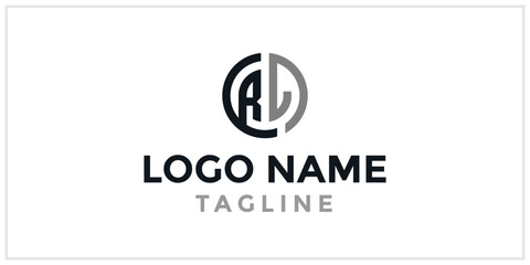 Obraz premium The bold circle RL logo
