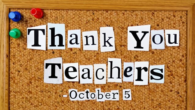 Thank You Teachers’ Day Celebration Banner