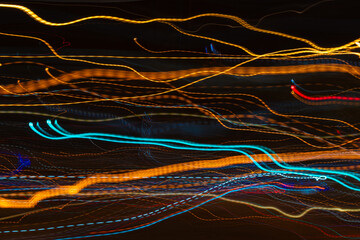 abstract background with glowing lines	
