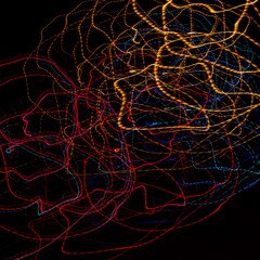 abstract background with glowing lines	
