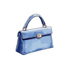 evening bag hand drawn illustration